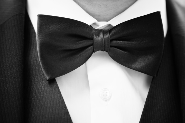 Black bow tie black-bow-tie